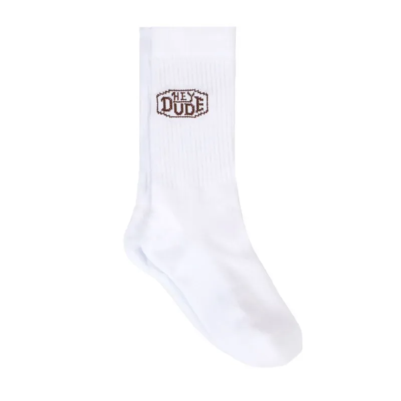 HEYDUDE™ Crew Socks 3 Pack - White sold by Hey Dude