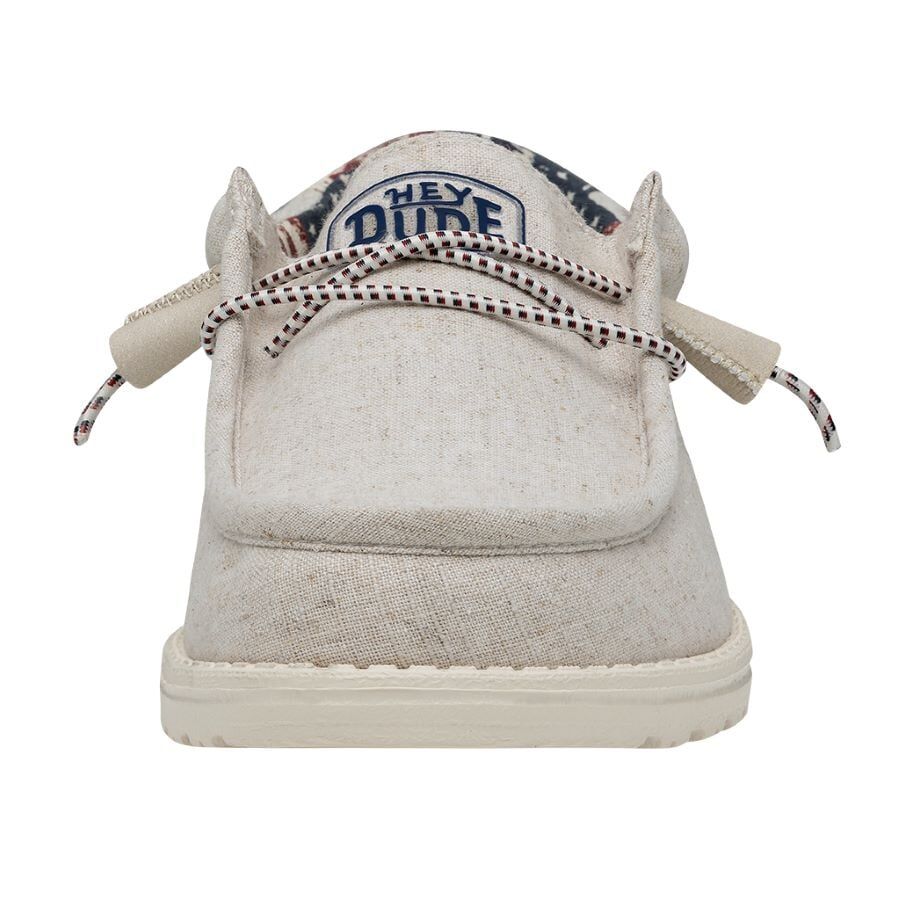 Wally Patriotic - Off White Patriotic sold by Hey Dude product image thumbnail 4