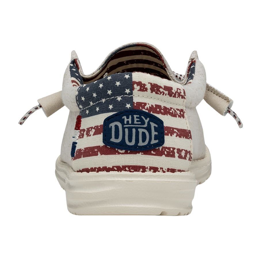 Wally Patriotic - Off White Patriotic sold by Hey Dude product image thumbnail 5