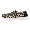 Wendy Leopard Sparkle Wide - Tan sold by Hey Dude