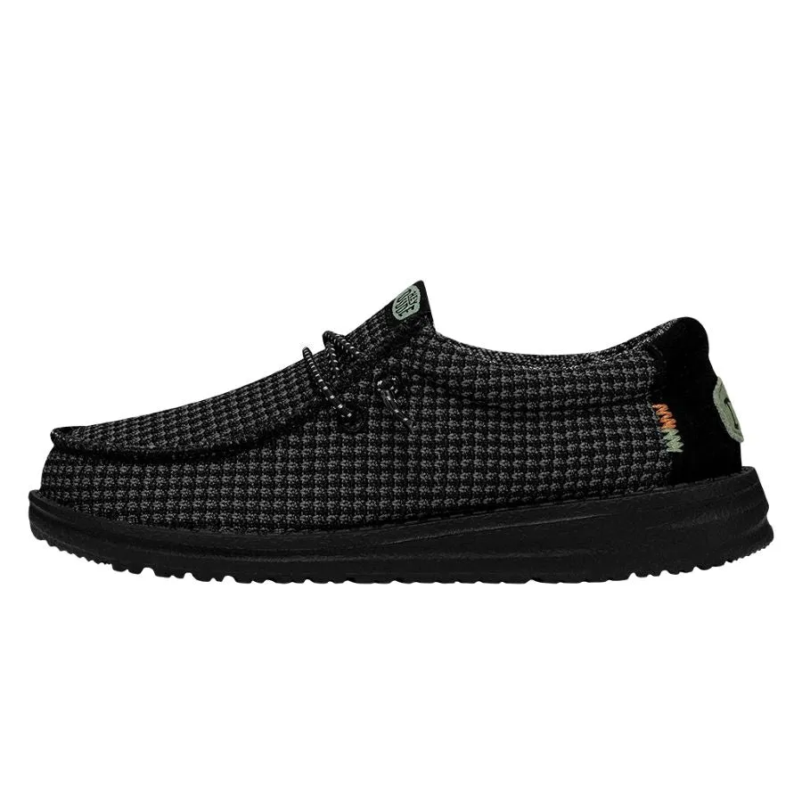Wally Youth Sport Mesh - Black sold by Hey Dude