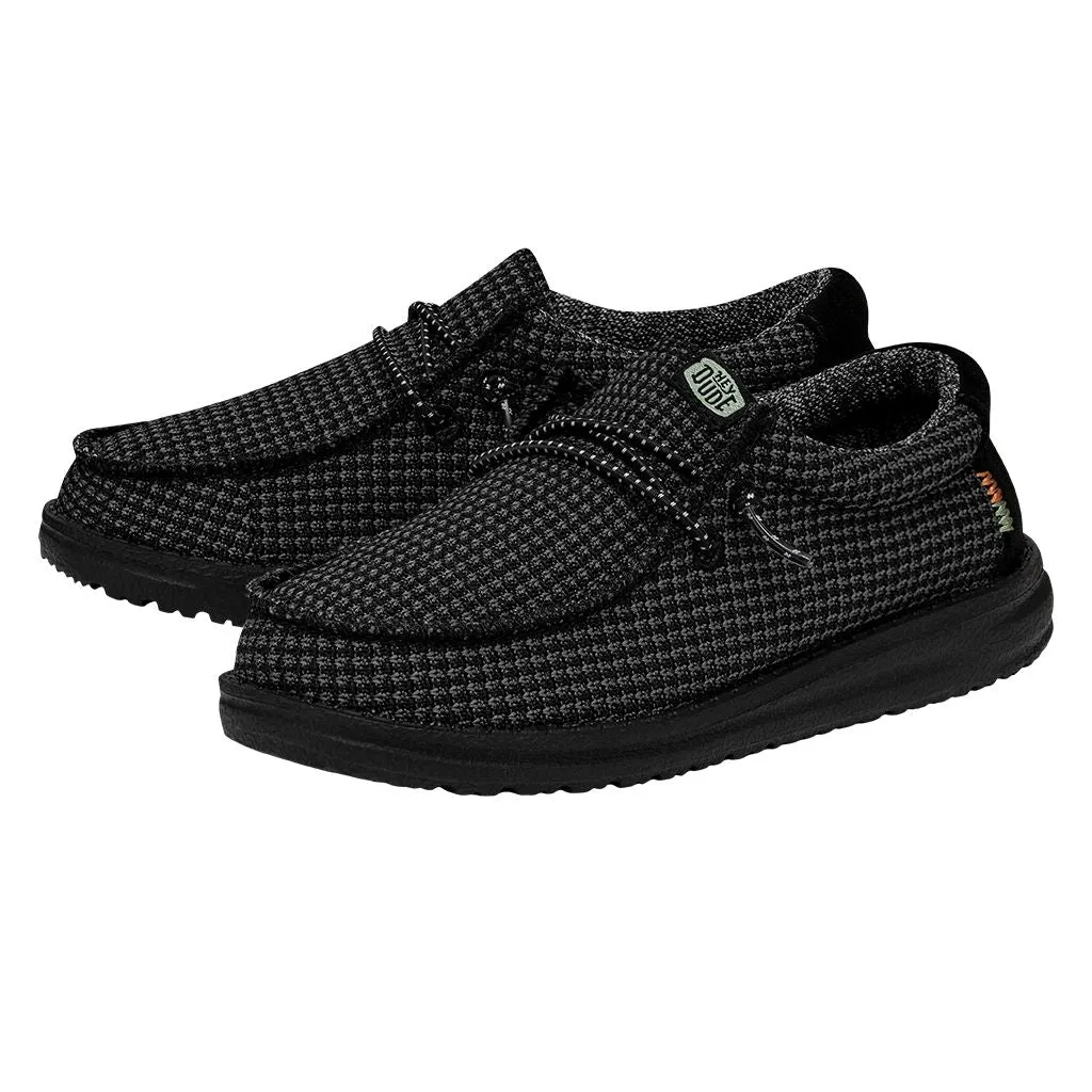 Wally Youth Sport Mesh - Black sold by Hey Dude product image thumbnail 2