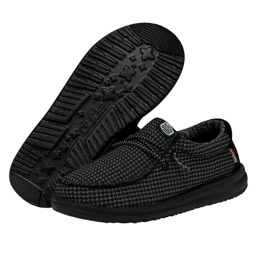 Wally Youth Sport Mesh - Black sold by Hey Dude product image thumbnail 3