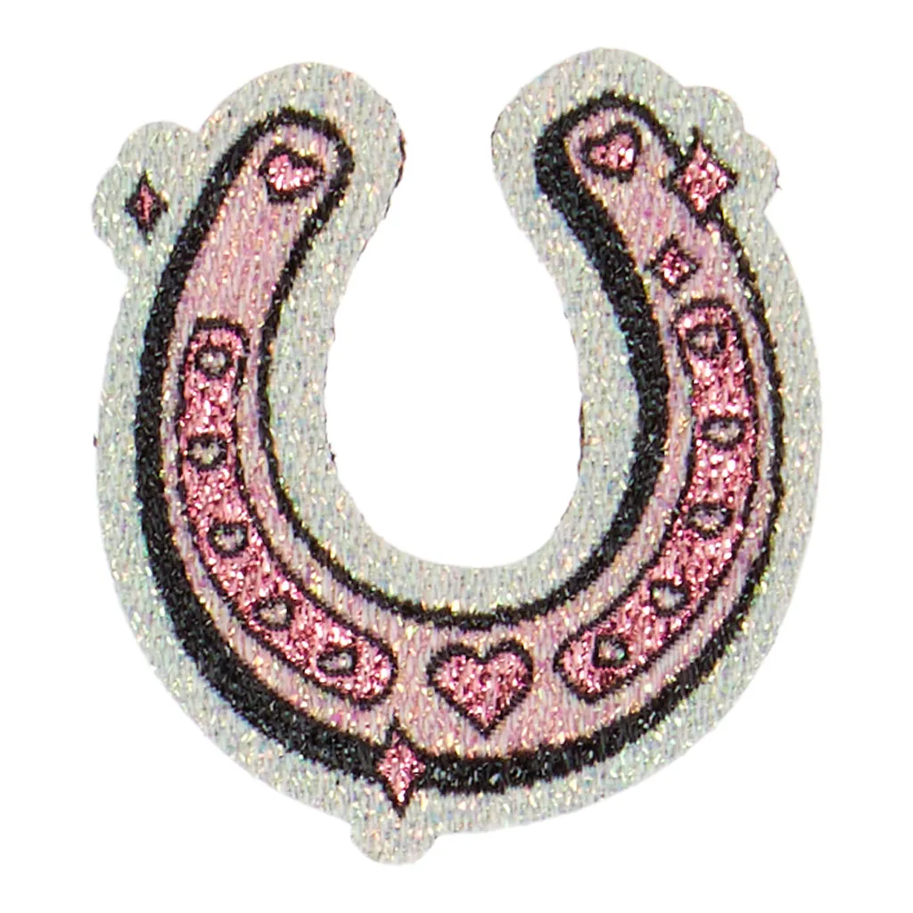Pink Horseshoe Patch - Horseshoe Pink/Multi sold by Hey Dude