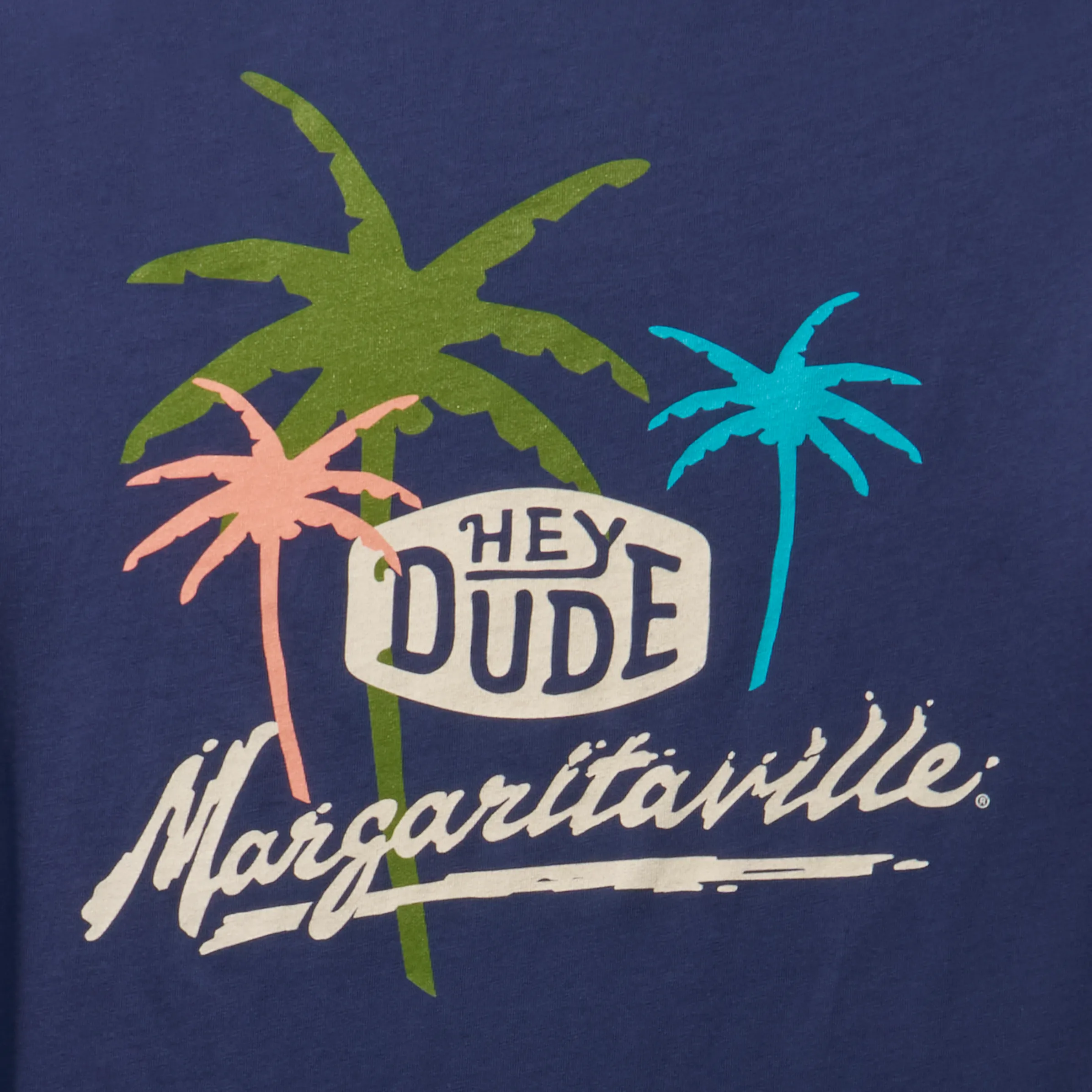Margaritaville Palm Tree Tee - Navy sold by Hey Dude product image thumbnail 2