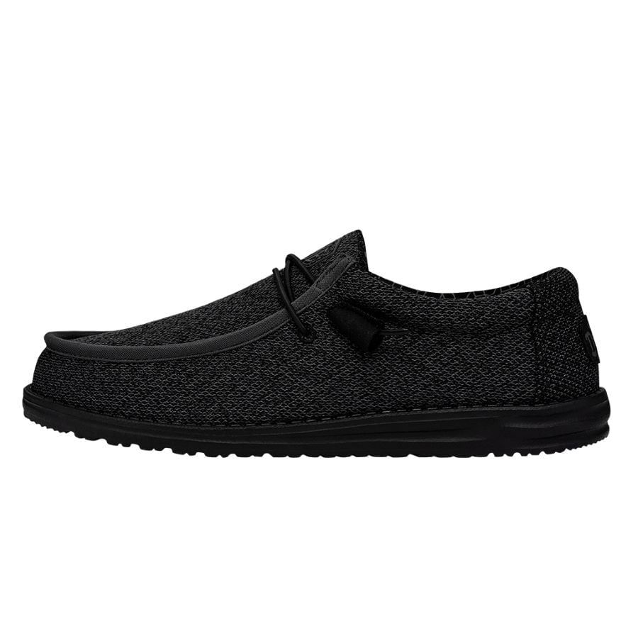Wally Sox Wide - Micro Total Black sold by Hey Dude