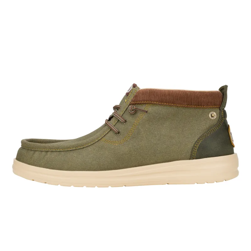 Wally Mid Gripr Workwear - Dusty Olive sold by Hey Dude