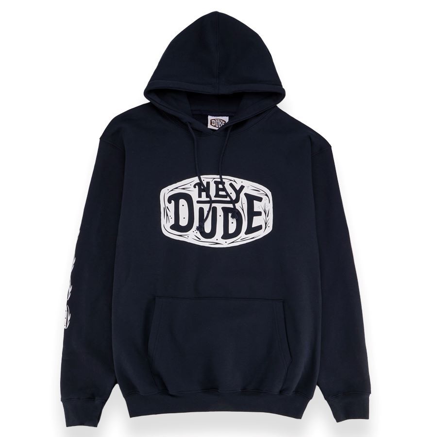 Jess Mudgett Horseshoe Hoodie - Navy sold by Hey Dude