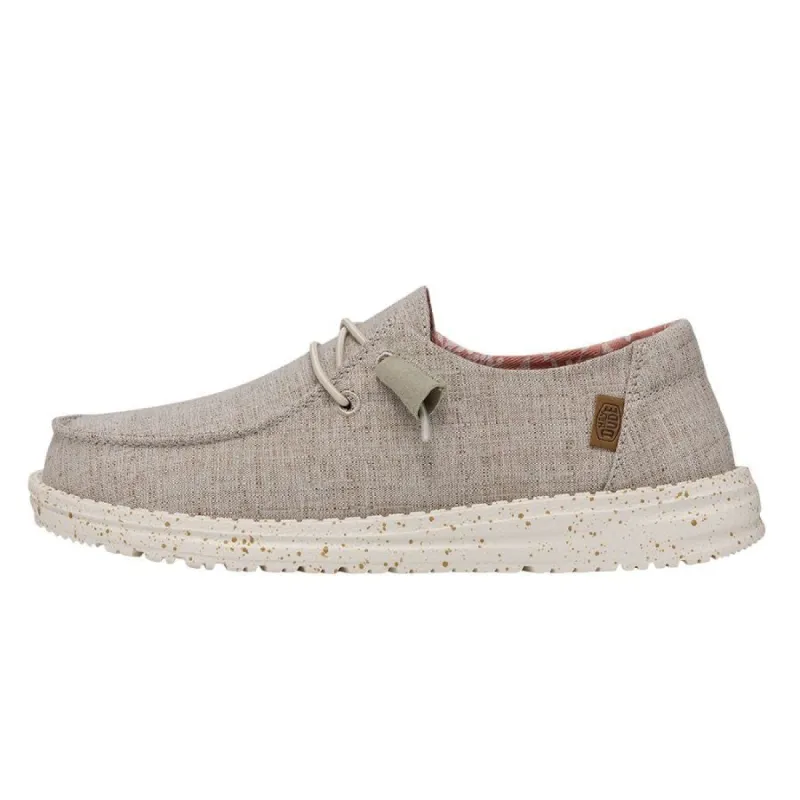 Wendy Chambray Wide - White Nut sold by Hey Dude