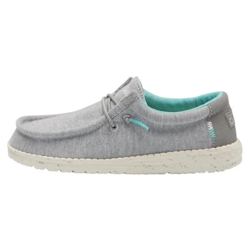 Wally Youth Stretch - Grey sold by Hey Dude