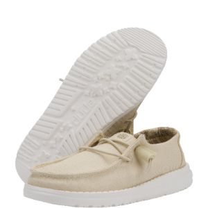 Wendy Youth Stretch Canvas - Off White sold by Hey Dude