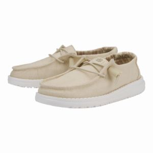 Wendy Youth Stretch Canvas - Off White sold by Hey Dude