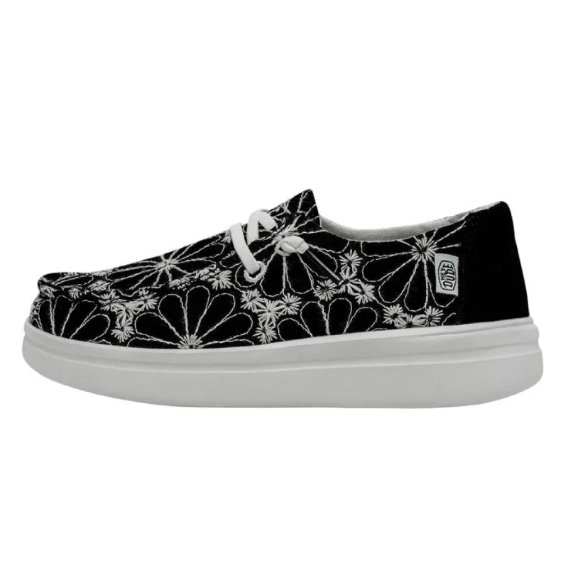 Wendy Youth Rise Eyelet - Black sold by Hey Dude