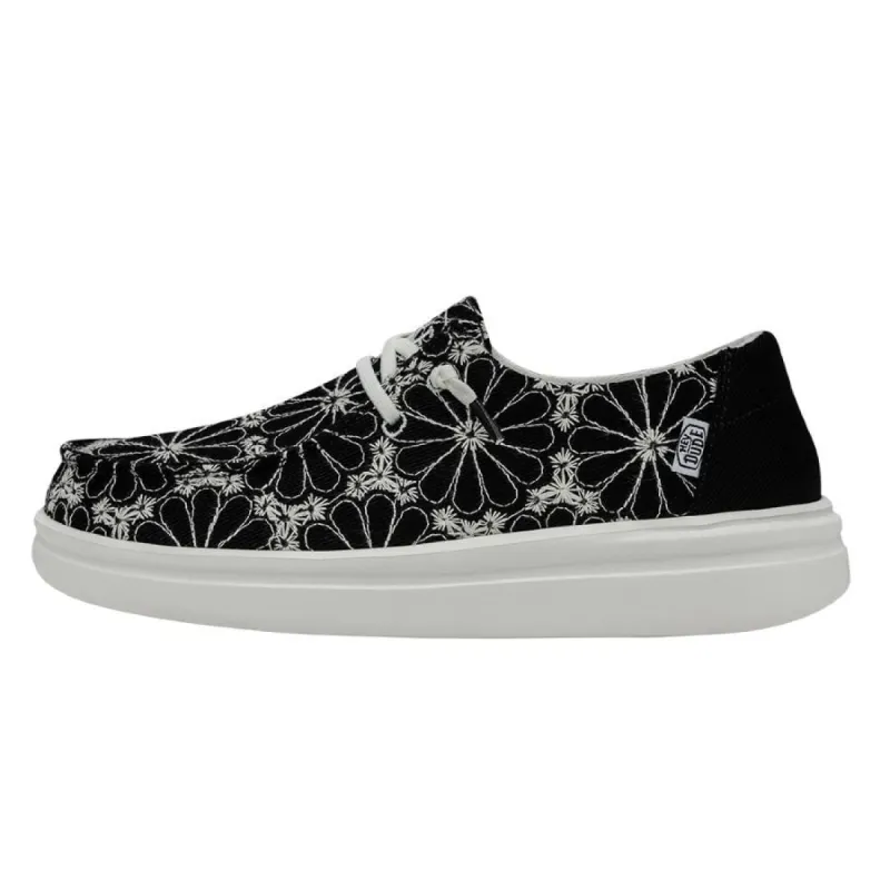 Wendy Rise Eyelet - Black sold by Hey Dude