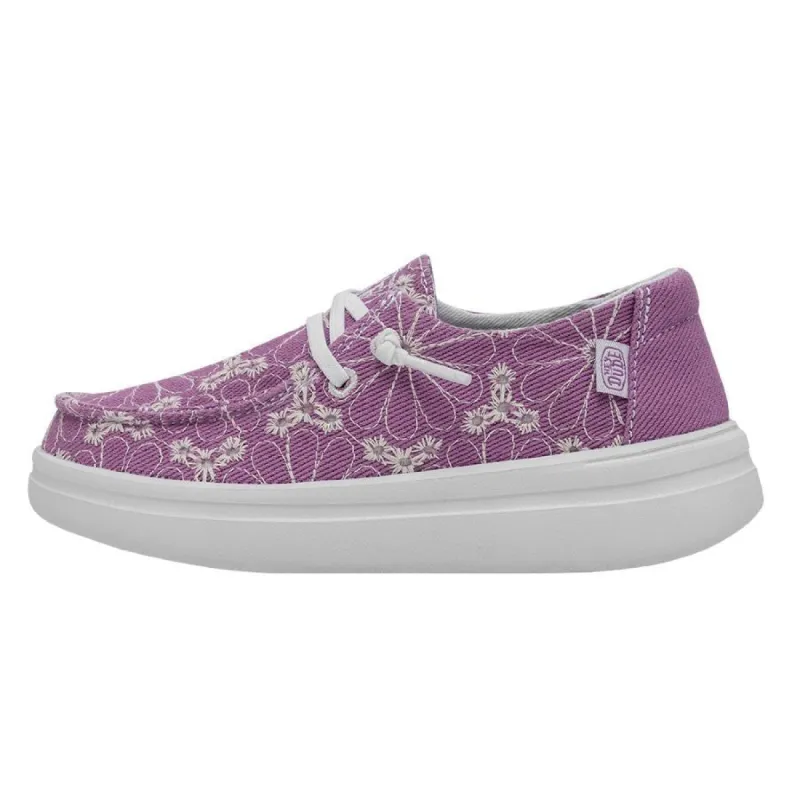 Wendy Youth Rise Eyelet - Violet sold by Hey Dude
