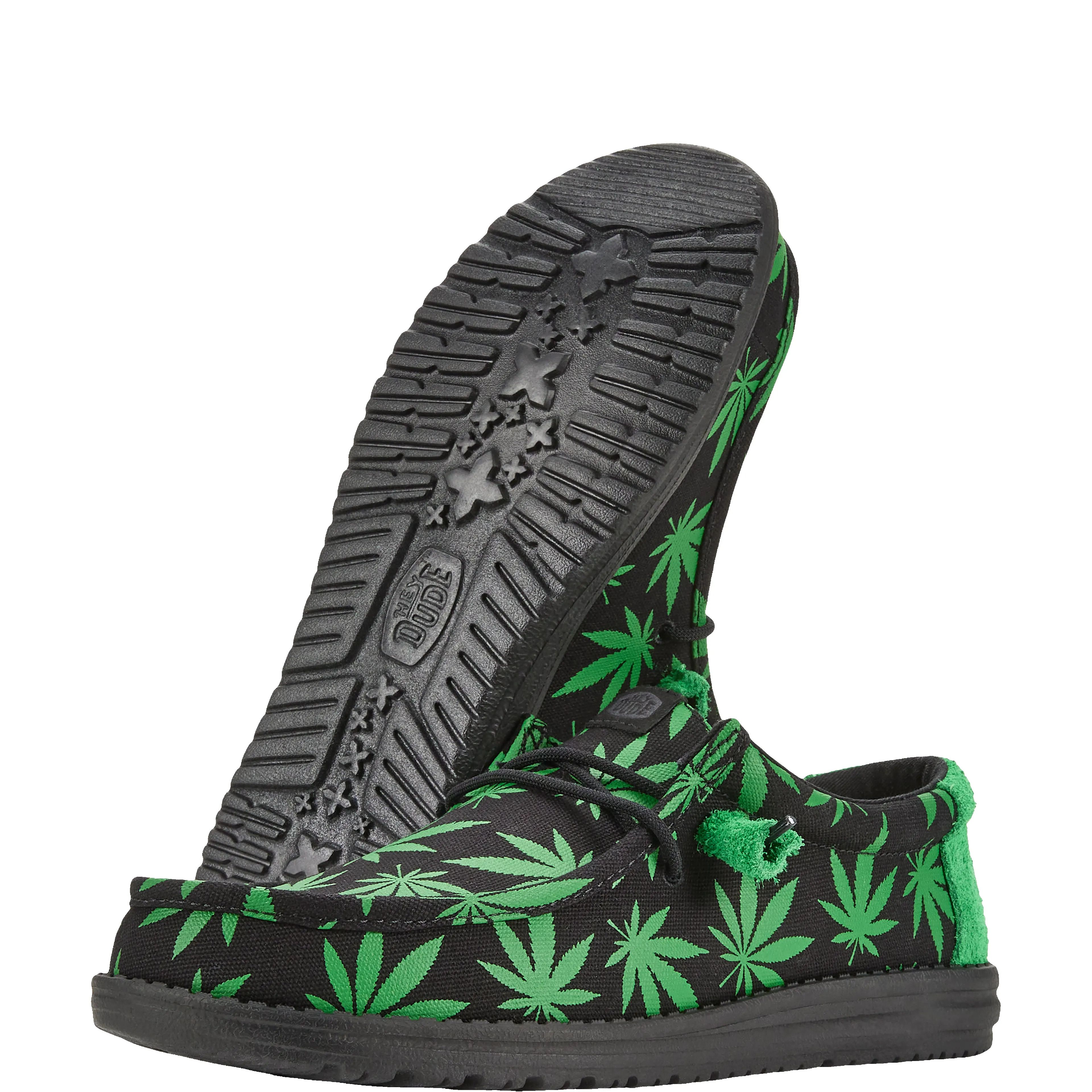 Wally Dazed 'N Dude - Black/Green sold by Hey Dude product image thumbnail 3