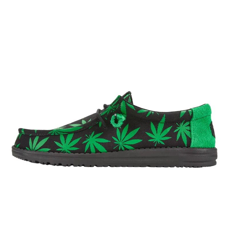 Wally Dazed 'N Dude - Black/Green sold by Hey Dude