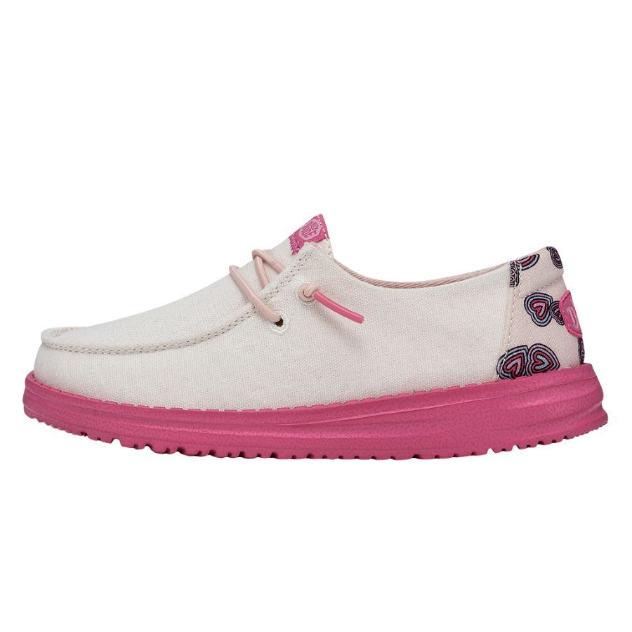 Wendy Youth Hearts - White sold by Hey Dude