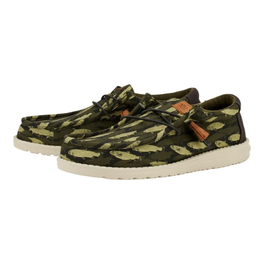 Wally Fish Camo - Black Fish Camo sold by Hey Dude product image thumbnail 2