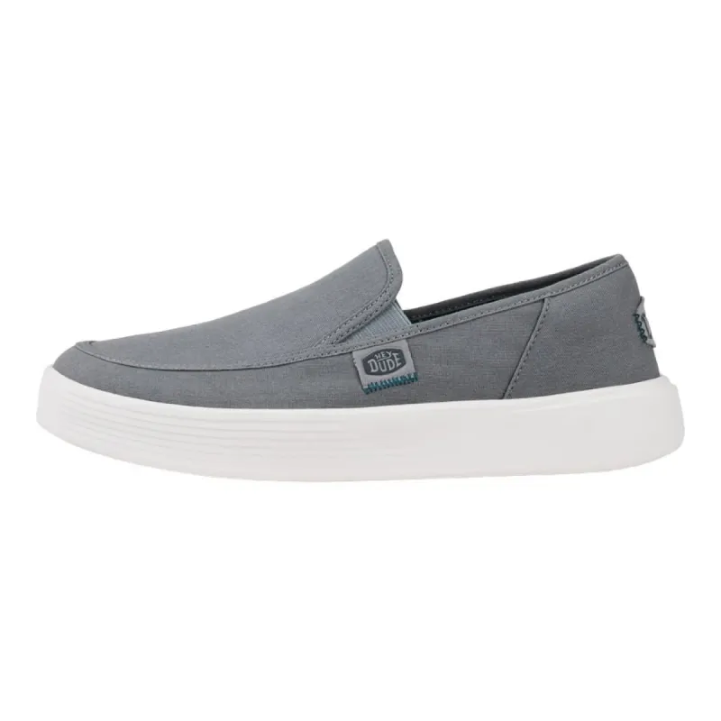 Sunapee Canvas - Atmosphere/White sold by Hey Dude