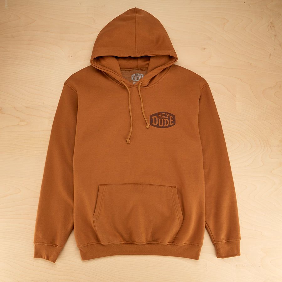 Logo Hoodie - Caramel sold by Hey Dude
