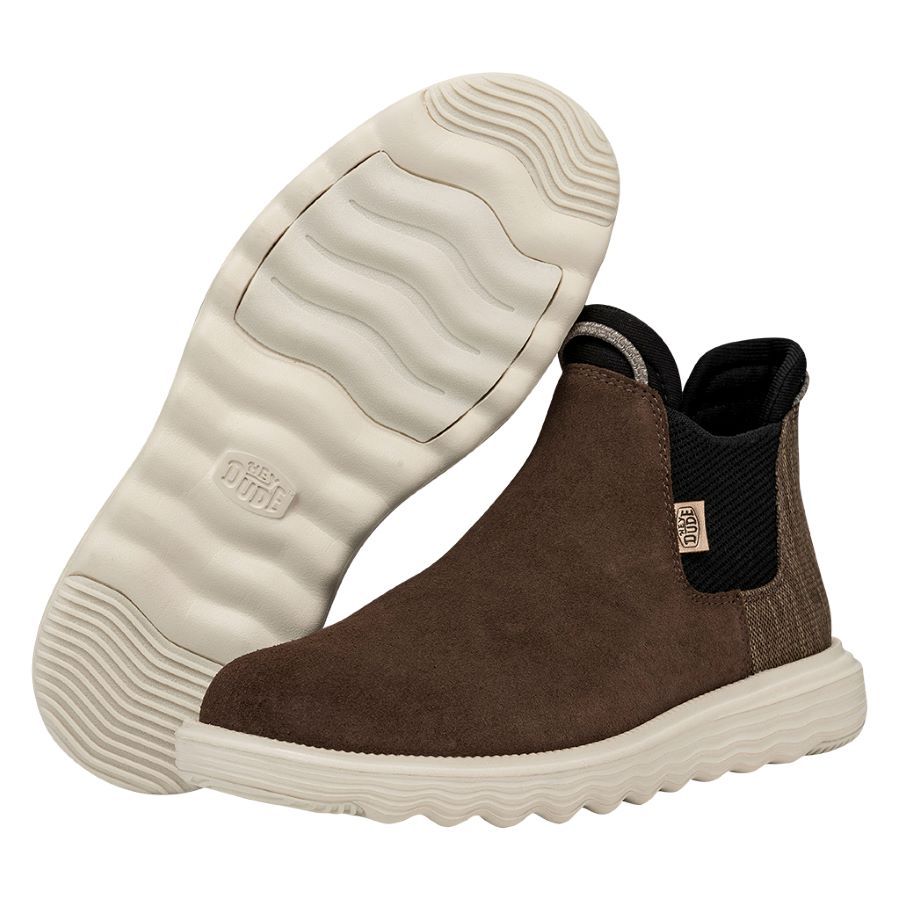 Branson Boot Suede - Coffee sold by Hey Dude product image thumbnail 3