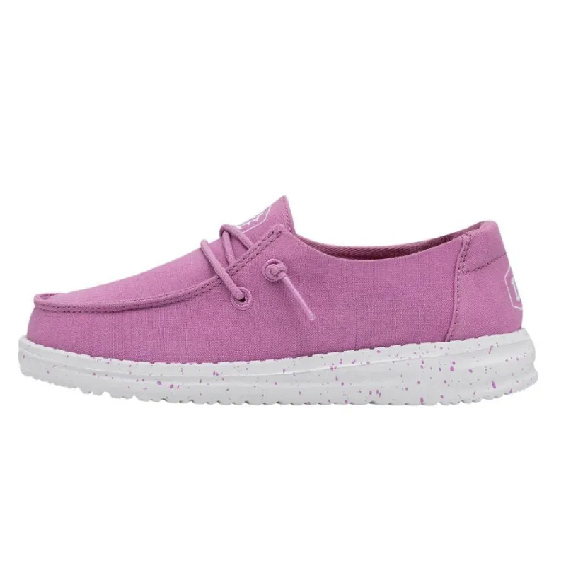 Wendy Youth Slub Canvas - Violet sold by Hey Dude