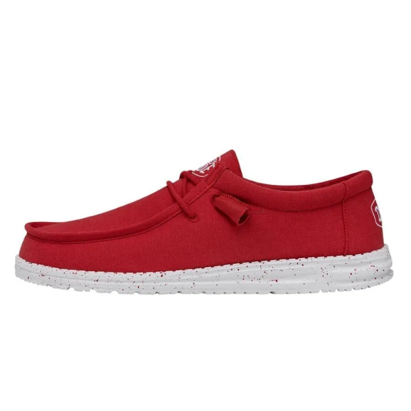Wally Slub Canvas - Red sold by Hey Dude