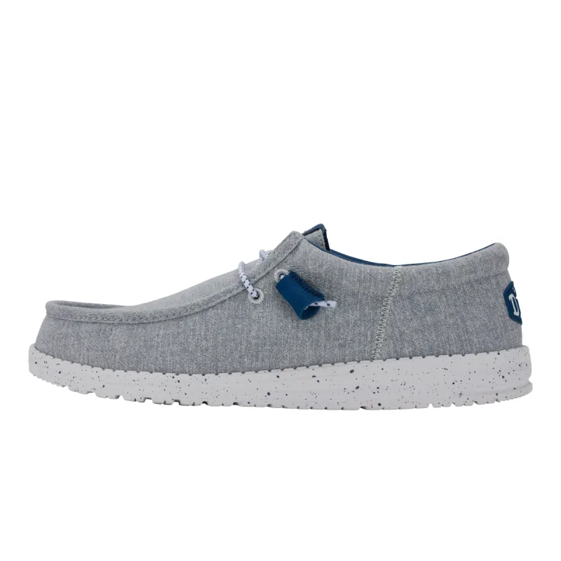 Wally Funk Heathered Knit - Grey Blue sold by Hey Dude