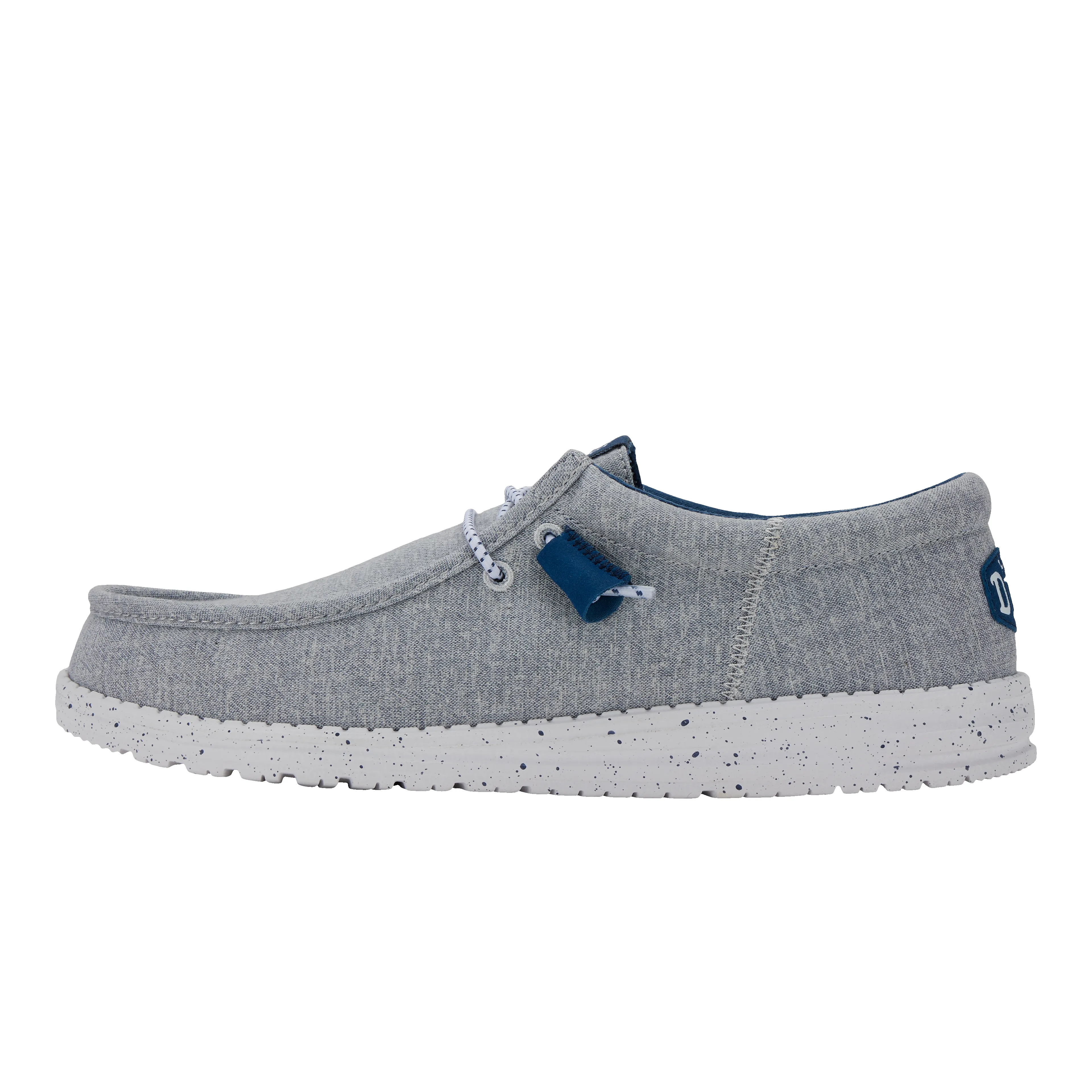 Wally Funk Heathered Knit - Grey Blue sold by Hey Dude