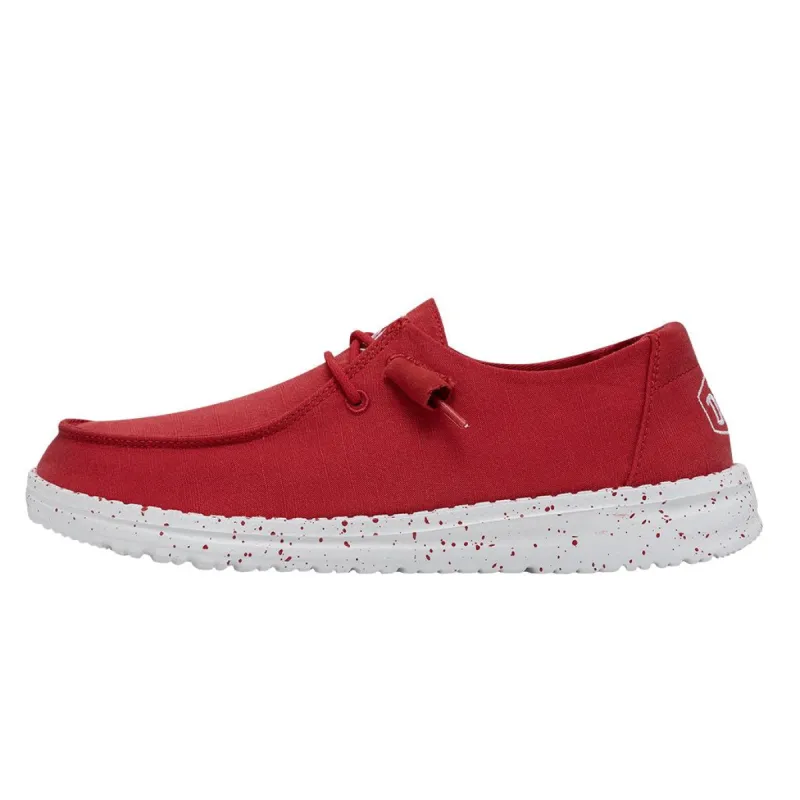 Wendy Slub Canvas - Red sold by Hey Dude