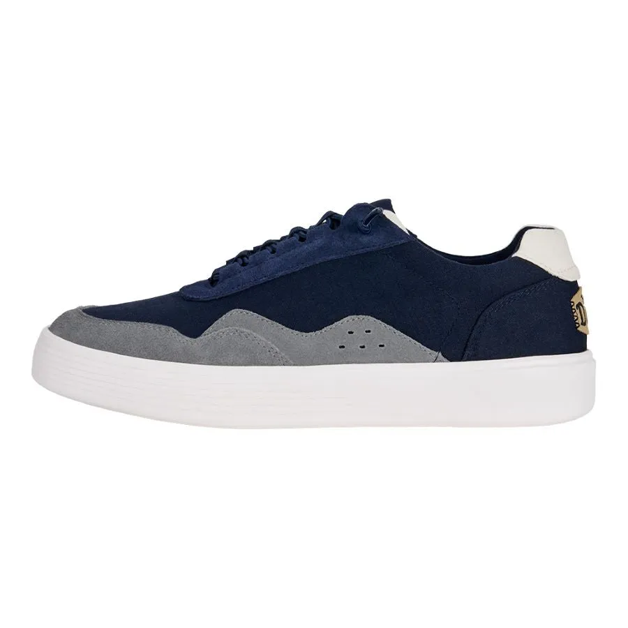 Hudson Canvas - Navy/Grey sold by Hey Dude