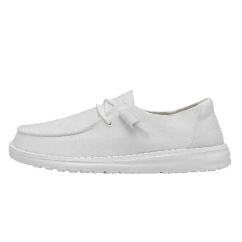Wendy Slub Canvas - White sold by Hey Dude