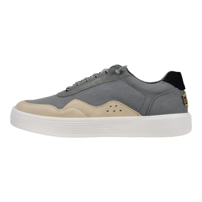 Hudson Canvas - Light Grey/Almost White sold by Hey Dude