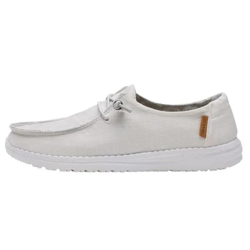 Wendy Chambray - White (Past Season) sold by Hey Dude