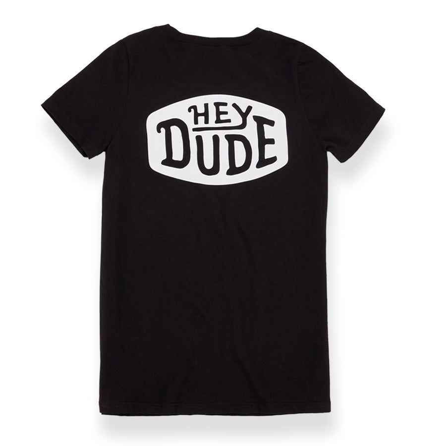 Women's Logo Tee - Black sold by Hey Dude product image thumbnail 2