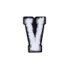Letter V Patch - V Black/White sold by Hey Dude