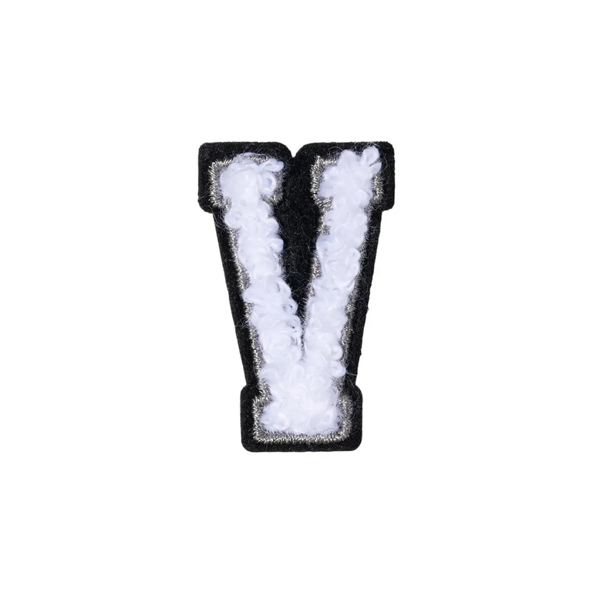 Letter V Patch - V Black/White sold by Hey Dude