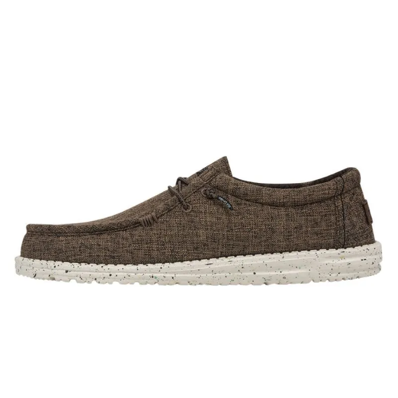 Wally Linen - Dark Brown sold by Hey Dude