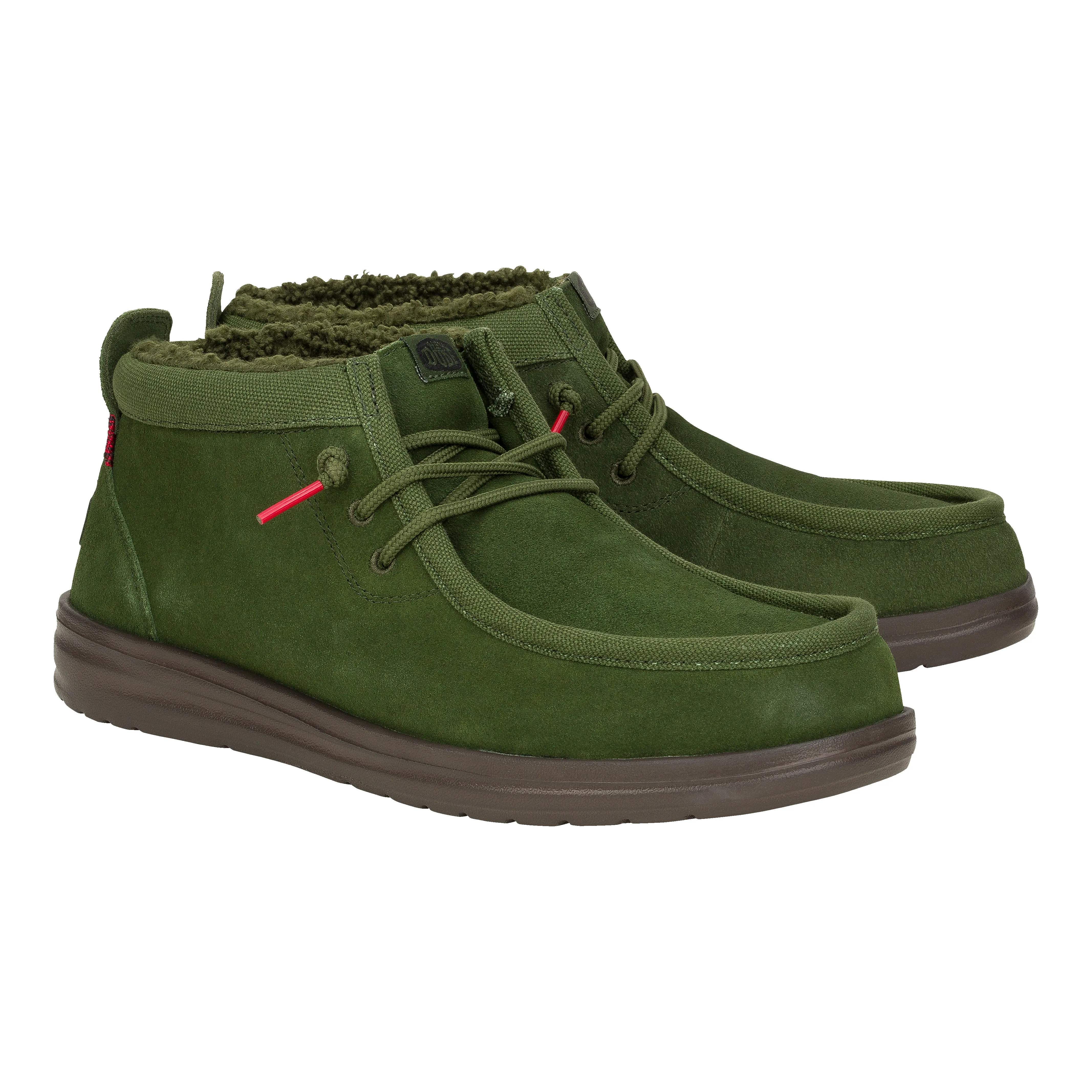 Wally Mid GripR Warmth - Olive sold by Hey Dude product image thumbnail 2