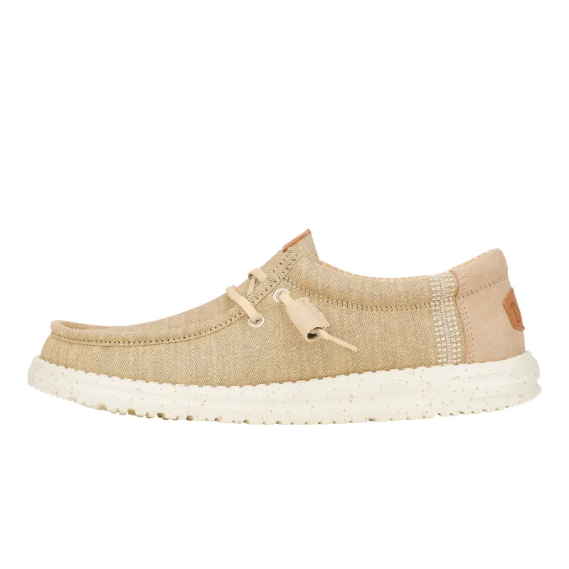 Wally Elevated Basics - Khaki/White sold by Hey Dude