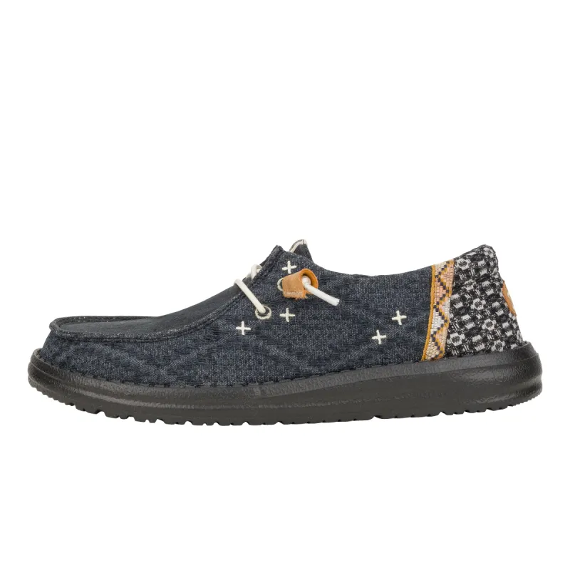 Wendy Crafted Boho - Black/Black sold by Hey Dude