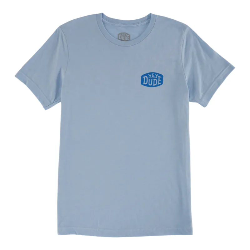 Go To Buckle Tee - Light Blue sold by Hey Dude