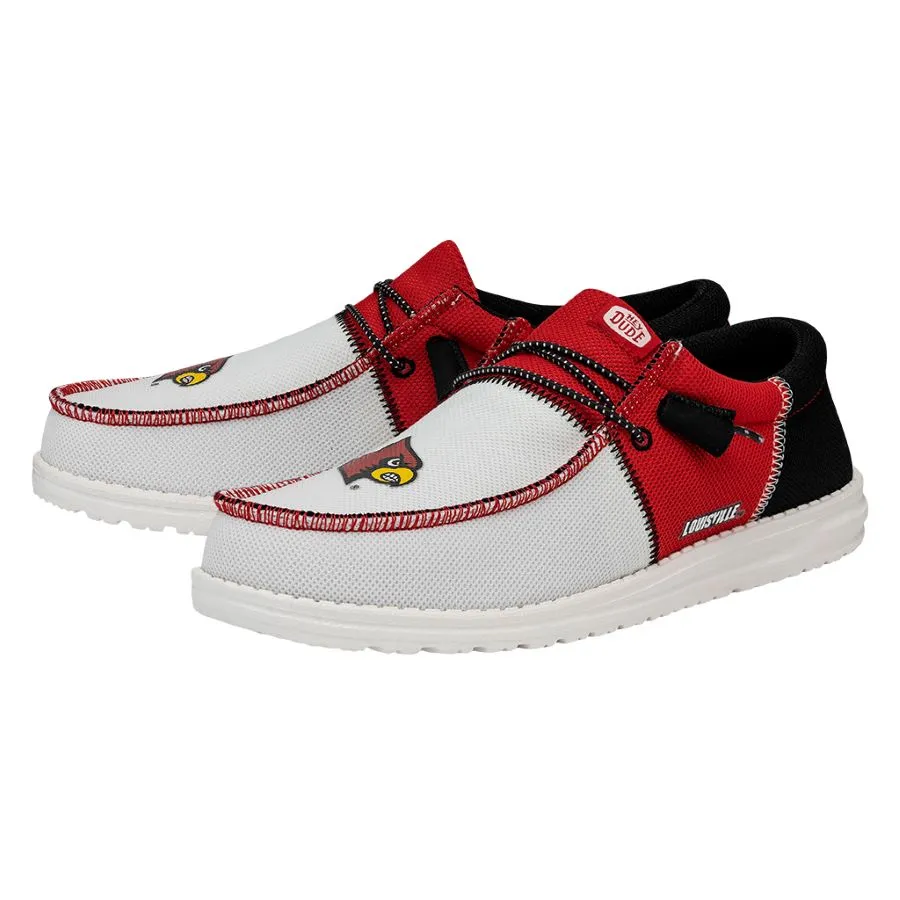 Men's Wally Tri Louisville Cardinals - Louisville Red/Black sold by Hey Dude product image thumbnail 3