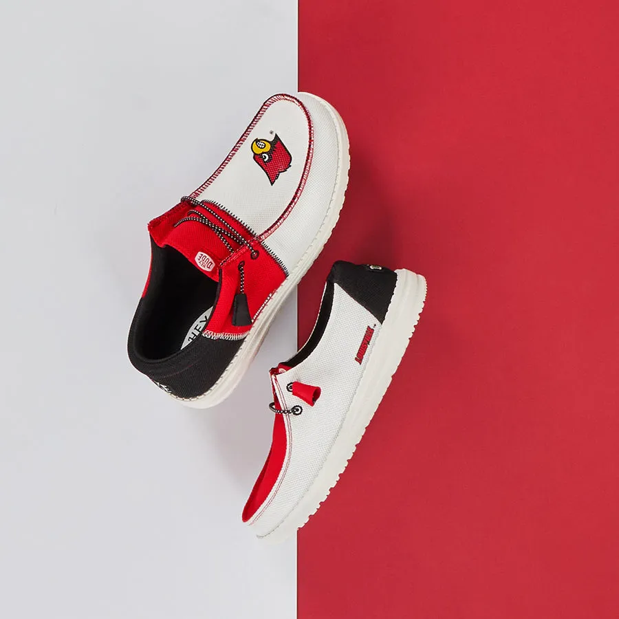 Men's Wally Tri Louisville Cardinals - Louisville Red/Black sold by Hey Dude product image thumbnail 2