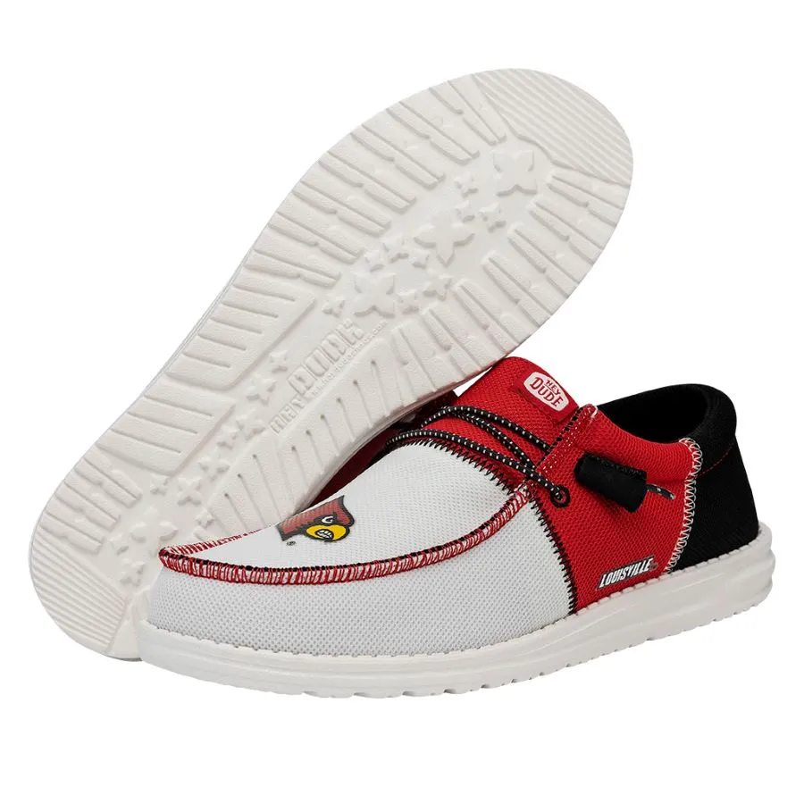 Men's Wally Tri Louisville Cardinals - Louisville Red/Black sold by Hey Dude product image thumbnail 4