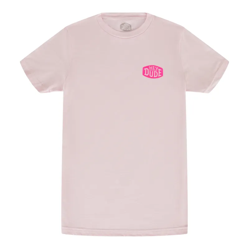 Go To Buckle Tee - Light Pink sold by Hey Dude
