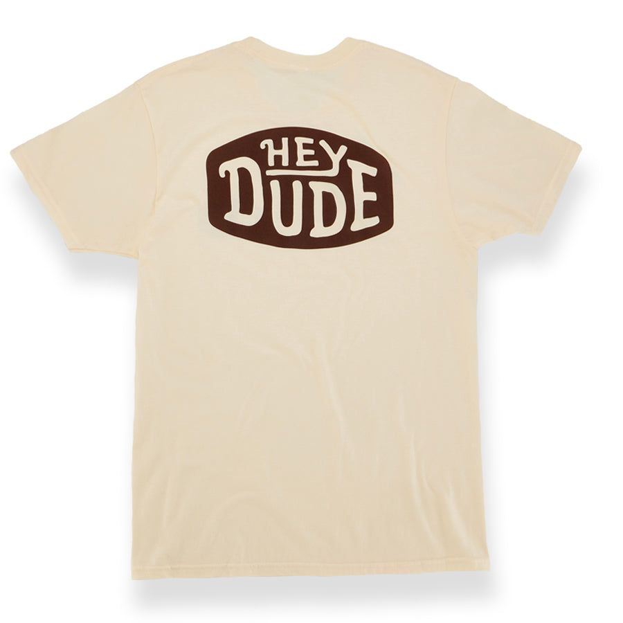 Logo Tee - Cream sold by Hey Dude product image thumbnail 2