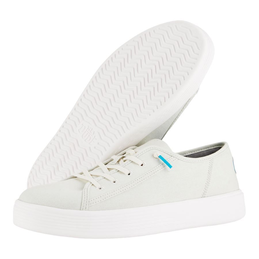 Cody Mens Canvas - Atmosphere/White sold by Hey Dude product image thumbnail 3