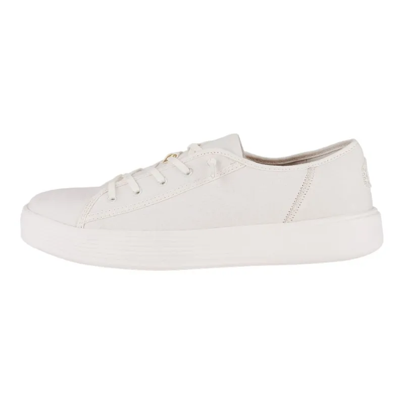 Cody Mens Canvas  - White/White sold by Hey Dude